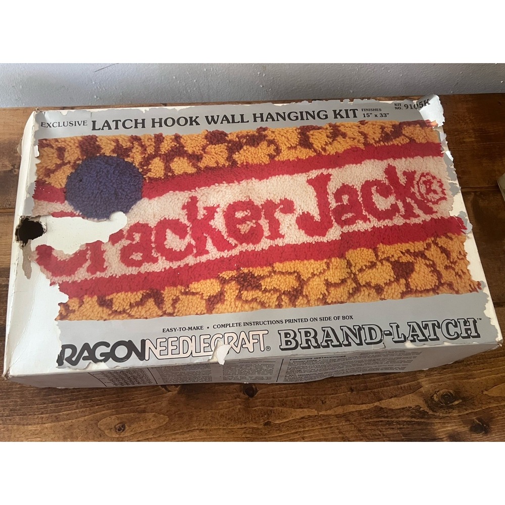 Paragon Needlecraft Exclusive Cracker Jack Latch Hook Wall Hanging Kit 15" X 33"
